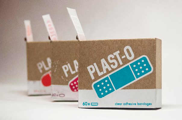 【Plast-O】創可貼產品包裝設計欣賞